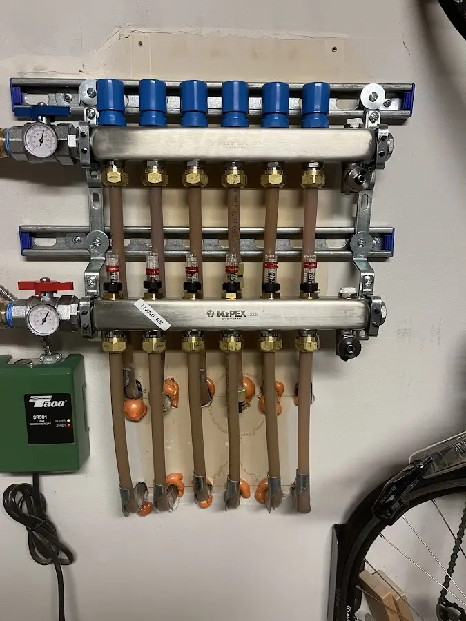 Plumber performing Gas Leak Detection at a residential property in Gloversville